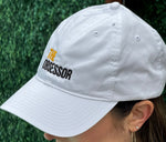 The Obsessor Hat in white